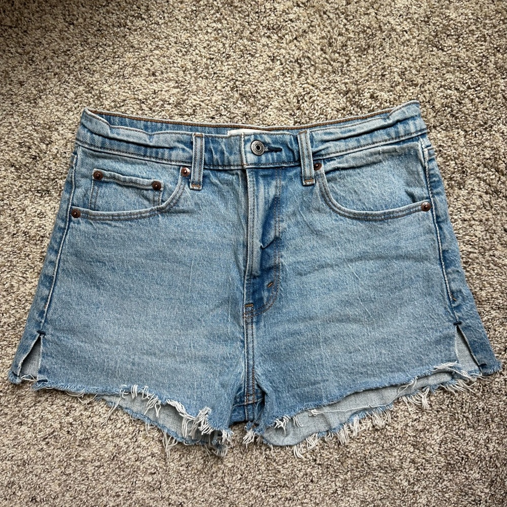 A&F High Rise Mom Shorts - Picture 6 of 8